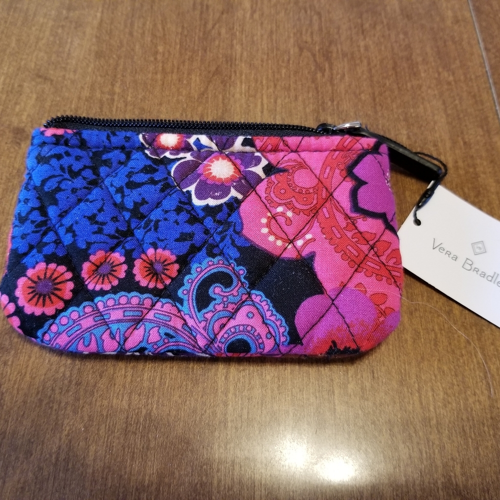 New! Vera Bradley Coin Purse Floral Fiesta